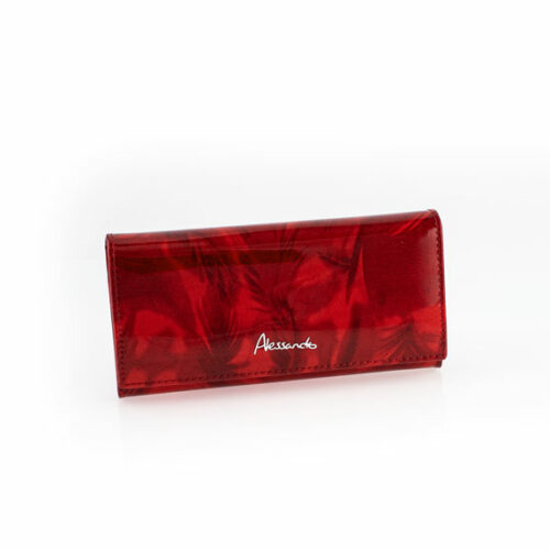 Dámska kožená peňaženka Alessandro 22-52-62 ROSSO